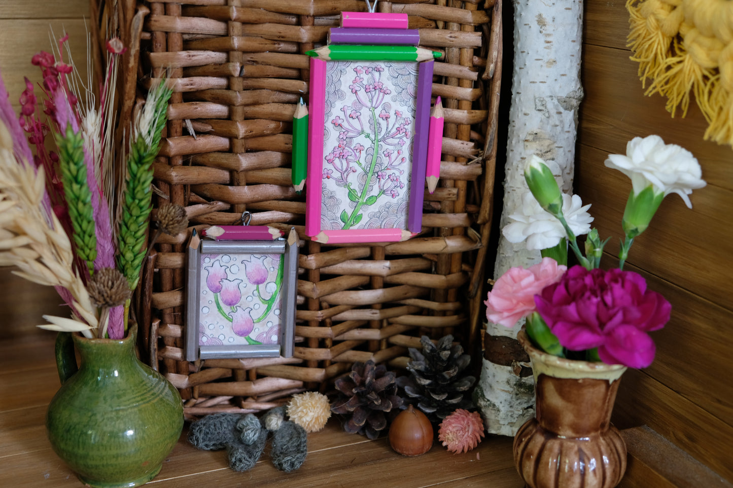 “Old Soul Bloom”: Syringa vulgaris (Common Lilac) in Pink, Violet and Green