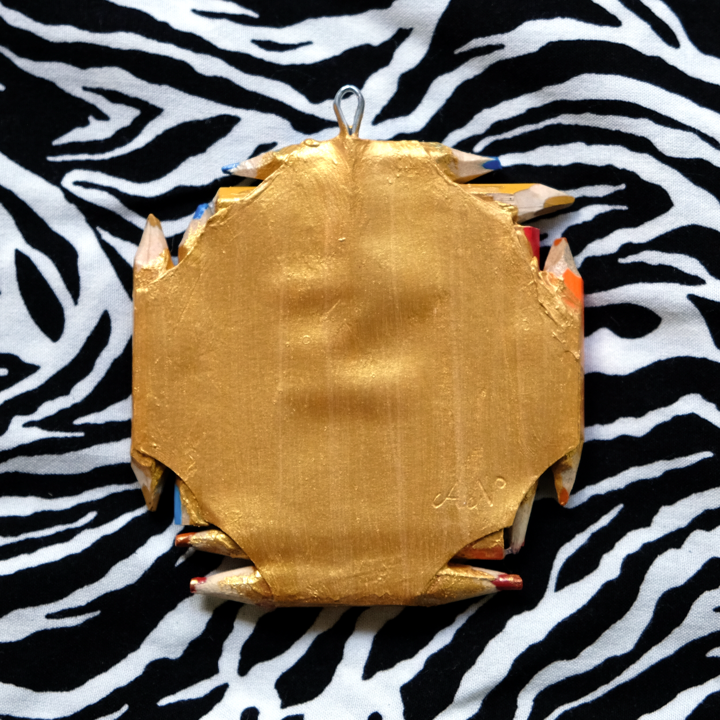 "Dreamwalker’s Child": Amanita Muscaria (Fly Agaric) in Blue and Gold