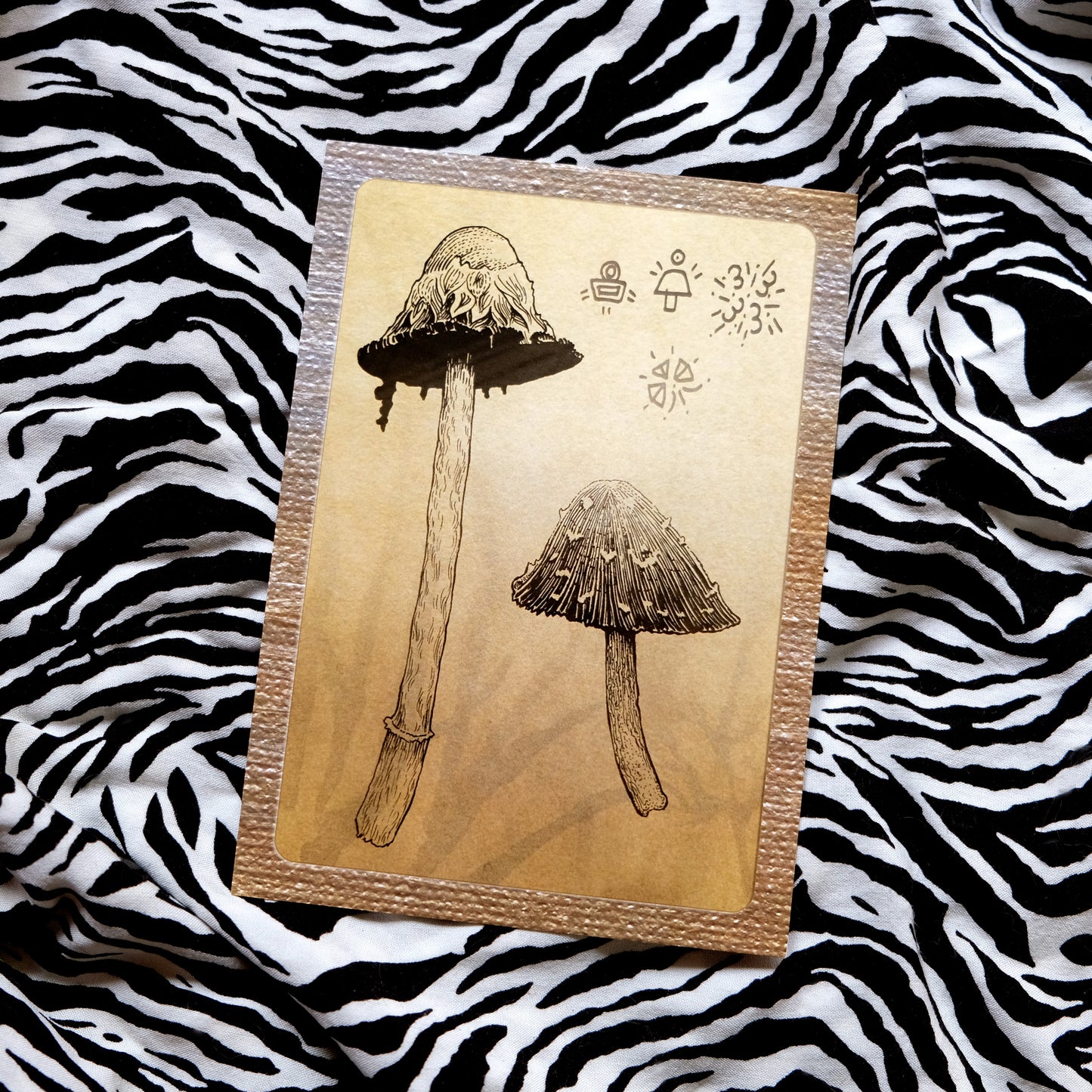 "Quirky Mushrooms" Postcard No. 3